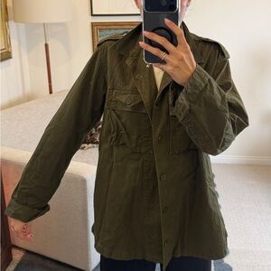 Vintage Y2K  Dark Green Field Utility Jacket